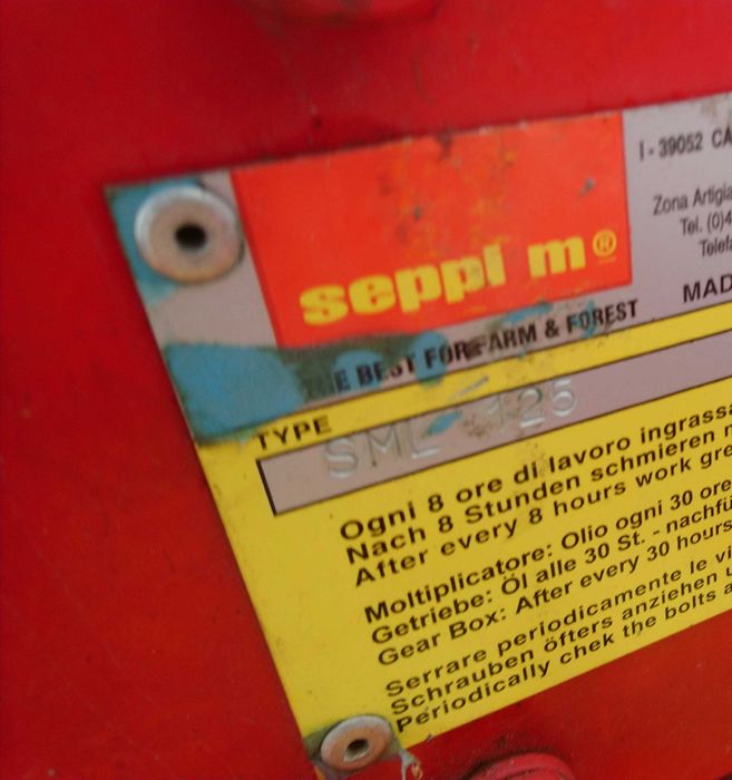 Mulczer ogrodowy kosiarka sadownicza SEPPI M 125cm bijakówka młotki