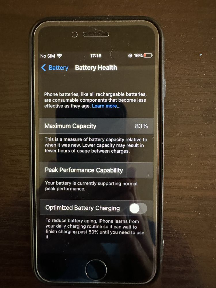 Iphone 7, 32 gb, батарея 83%