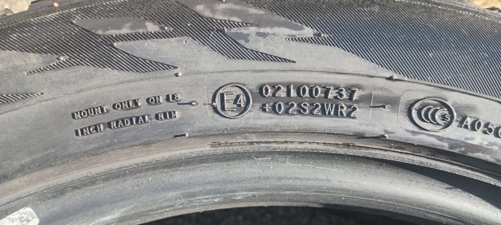 Всесезоні шини комплект Nokian hakkapeliitta R 3,  m +s, 245/45, R 18