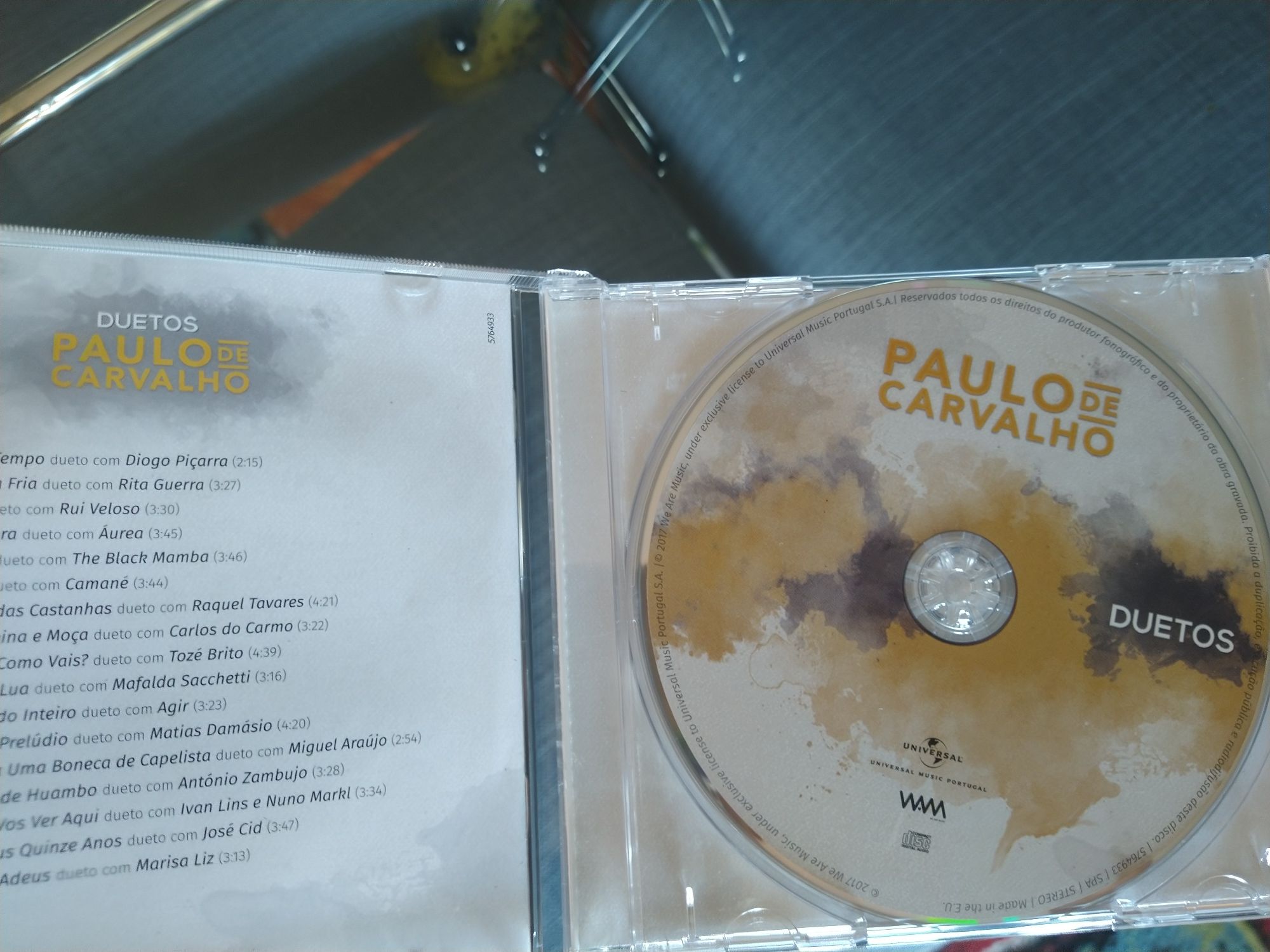 CD Paulo de Carvalho duetos