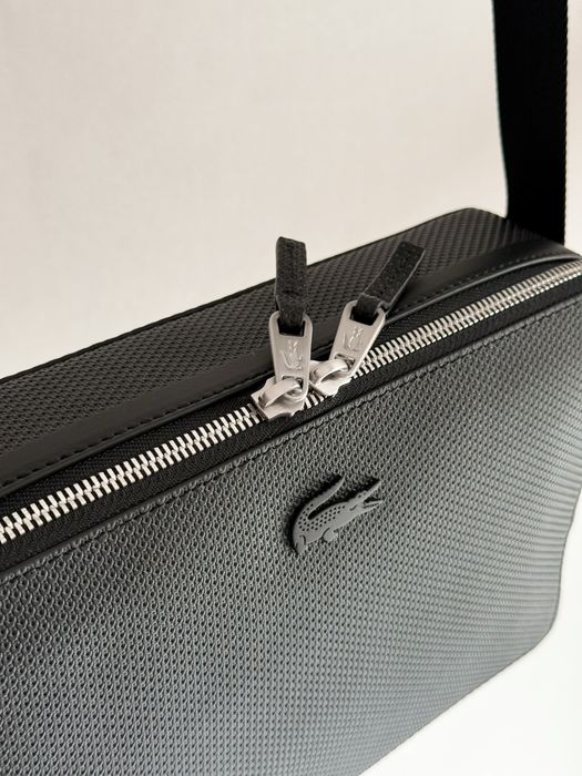 Чоловіча шкіряна сумка Lacoste Chantaco Reporter Bag