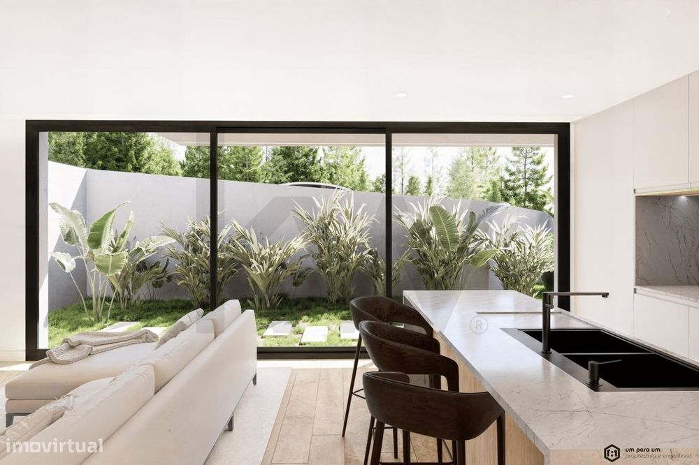 Moradia Bifamiliar T3+1 em Paço, Coimbra - Obra Nova