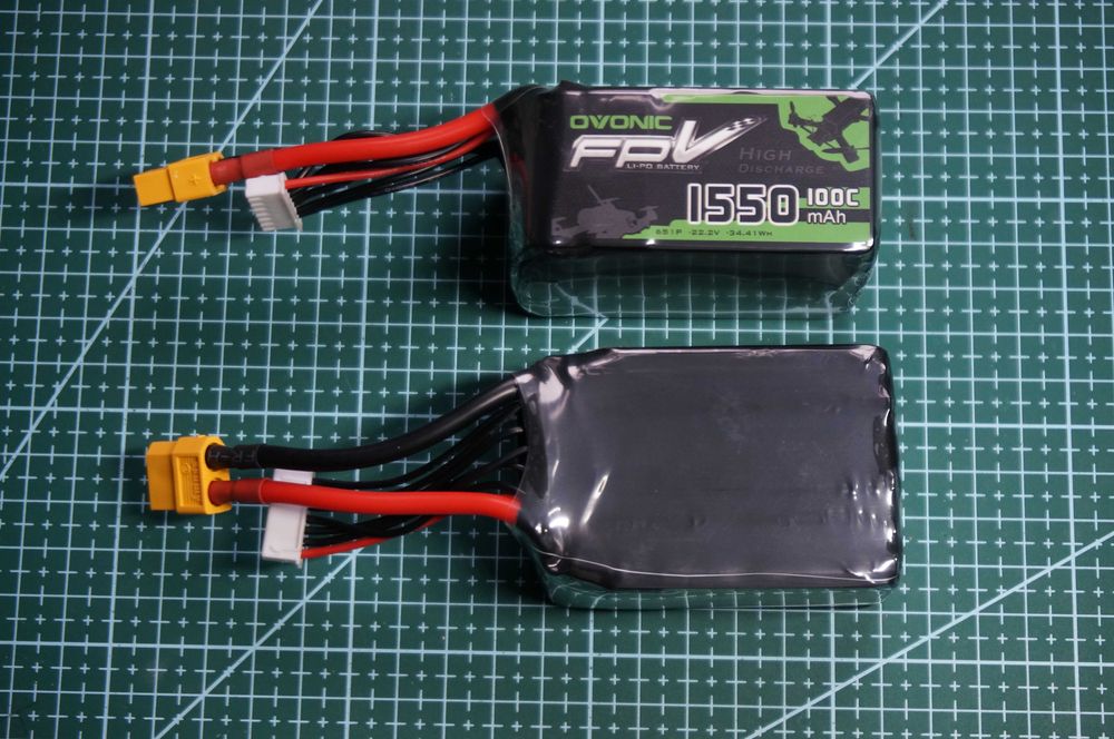 Аккумуляторы 6s 1550mAh 100-200c xt60 ovonic