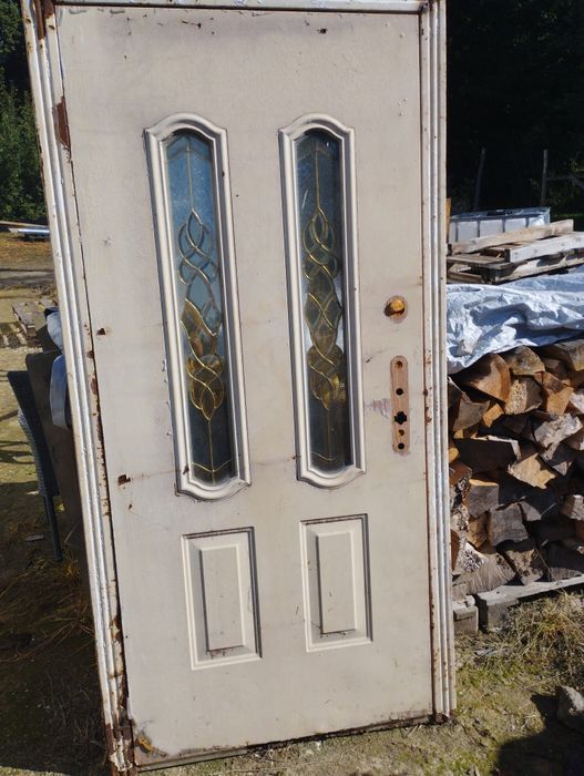 Drzwi budowlane tymczasowe stalowe