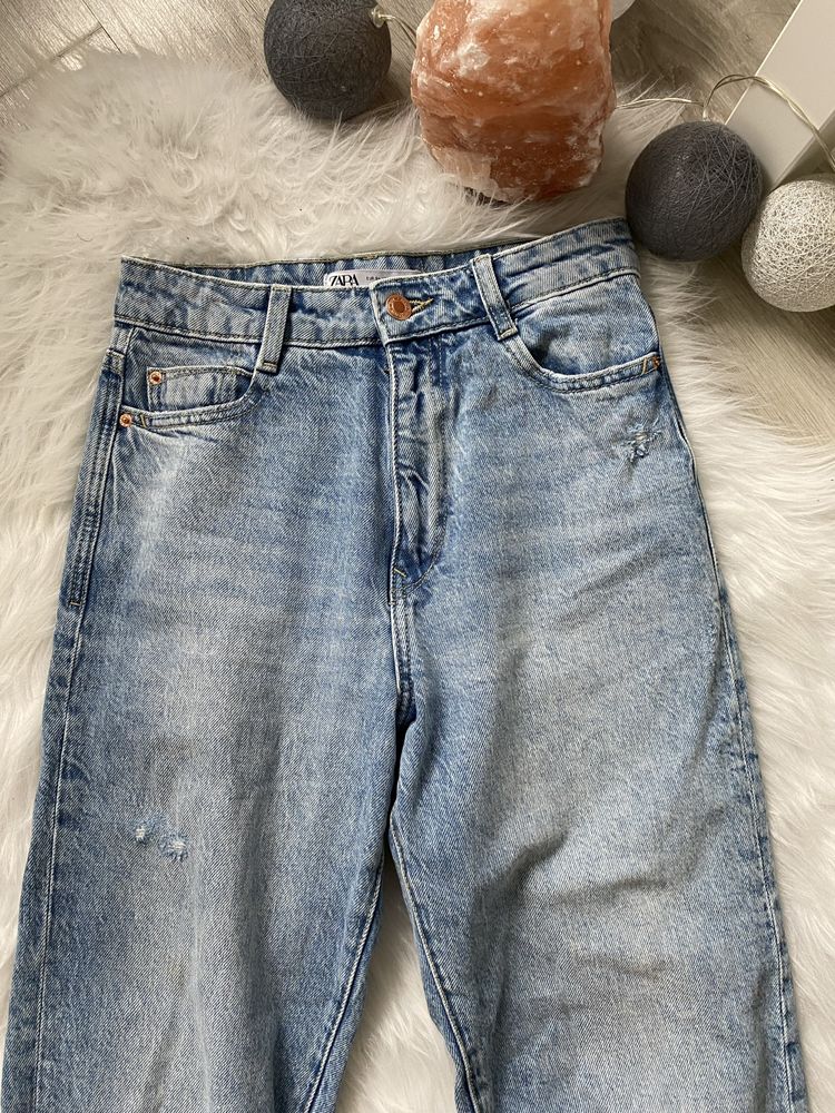 Zara jeansy mom XS boyfriend