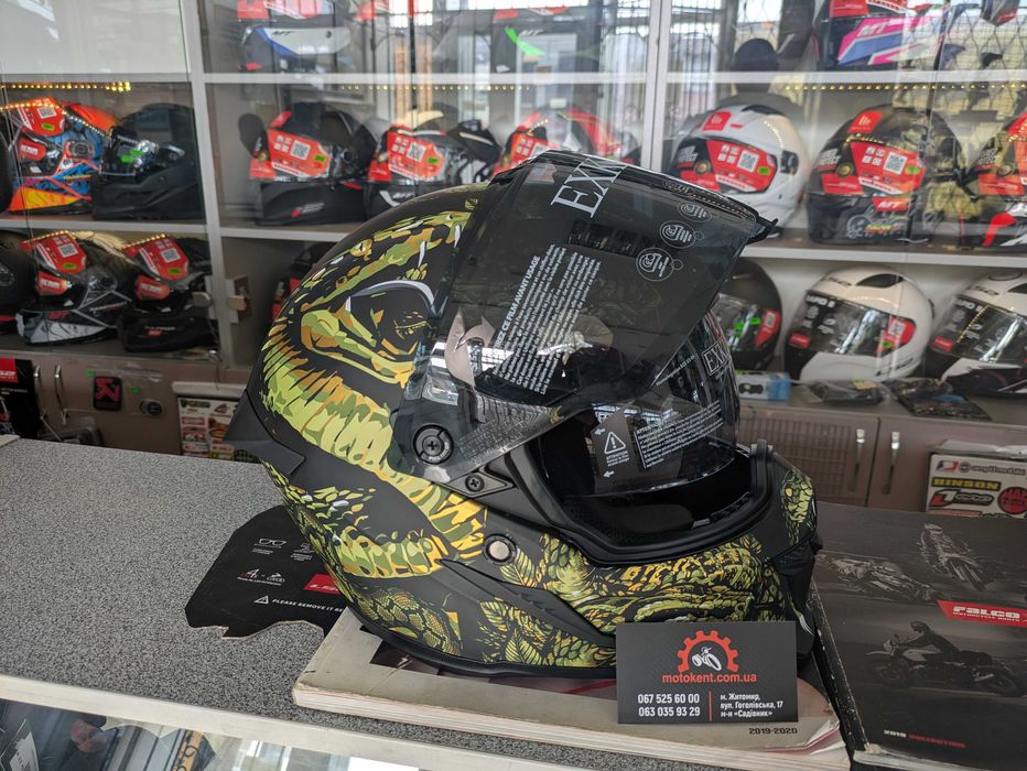 Продам якісний шолом інтеграл з окулярами EXKLUSIV Goliath Mythology