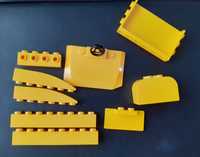 Klocki lego żółte maska kierownica zapasowe luzem