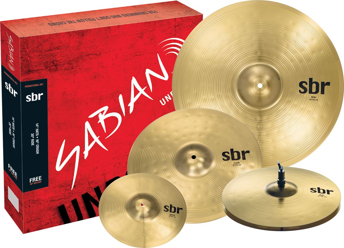 Sabian zestaw SBR Performance Set 14'' 16'' 20' + Splash 10"