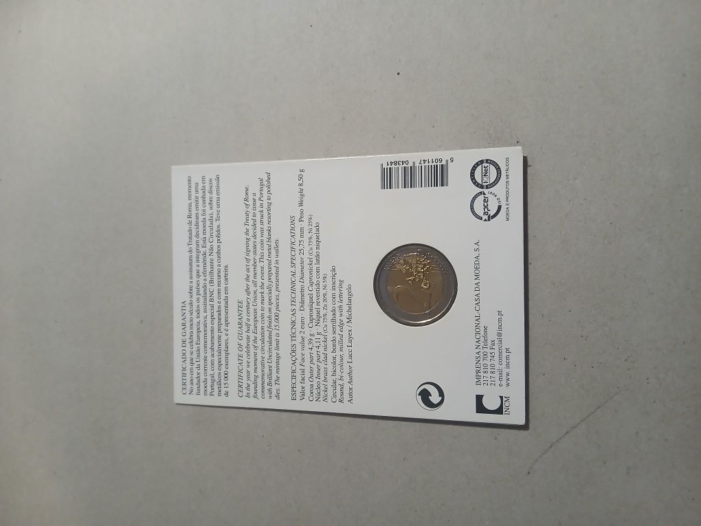 2 euros tratado de romma 2007 bnc