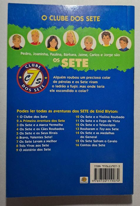 Portes Incluídos - "Os Sete" - Volumes 1, 2 e 3 - Enid Blyton