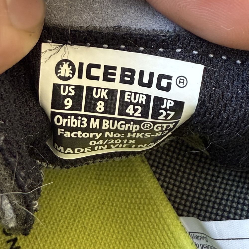 Кроссовки Icebug Gore-tex оригинал размер 42 (27 см )