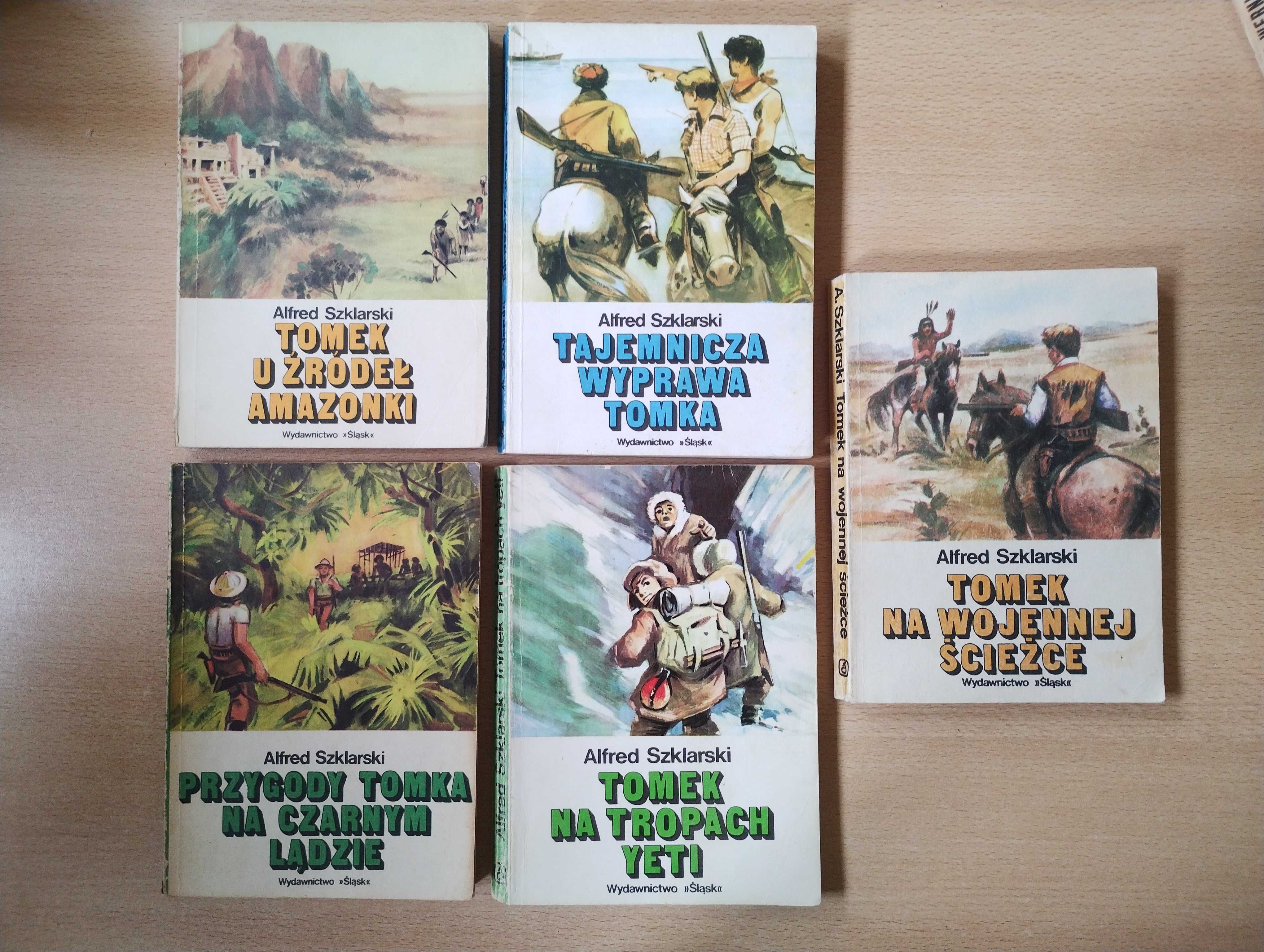 A. Szklarski - Tomek (seria Tomek Wilmowski) różne wydania