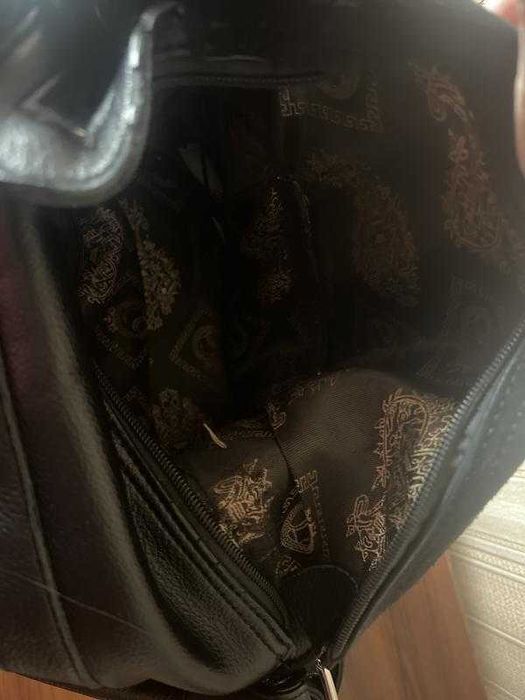 Сумка з натуральної замші