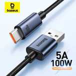 ‼️ NEW ‼️ Кабель Baseus USB Type-C 5A 100W 1m PD QC3.0 QC4.0