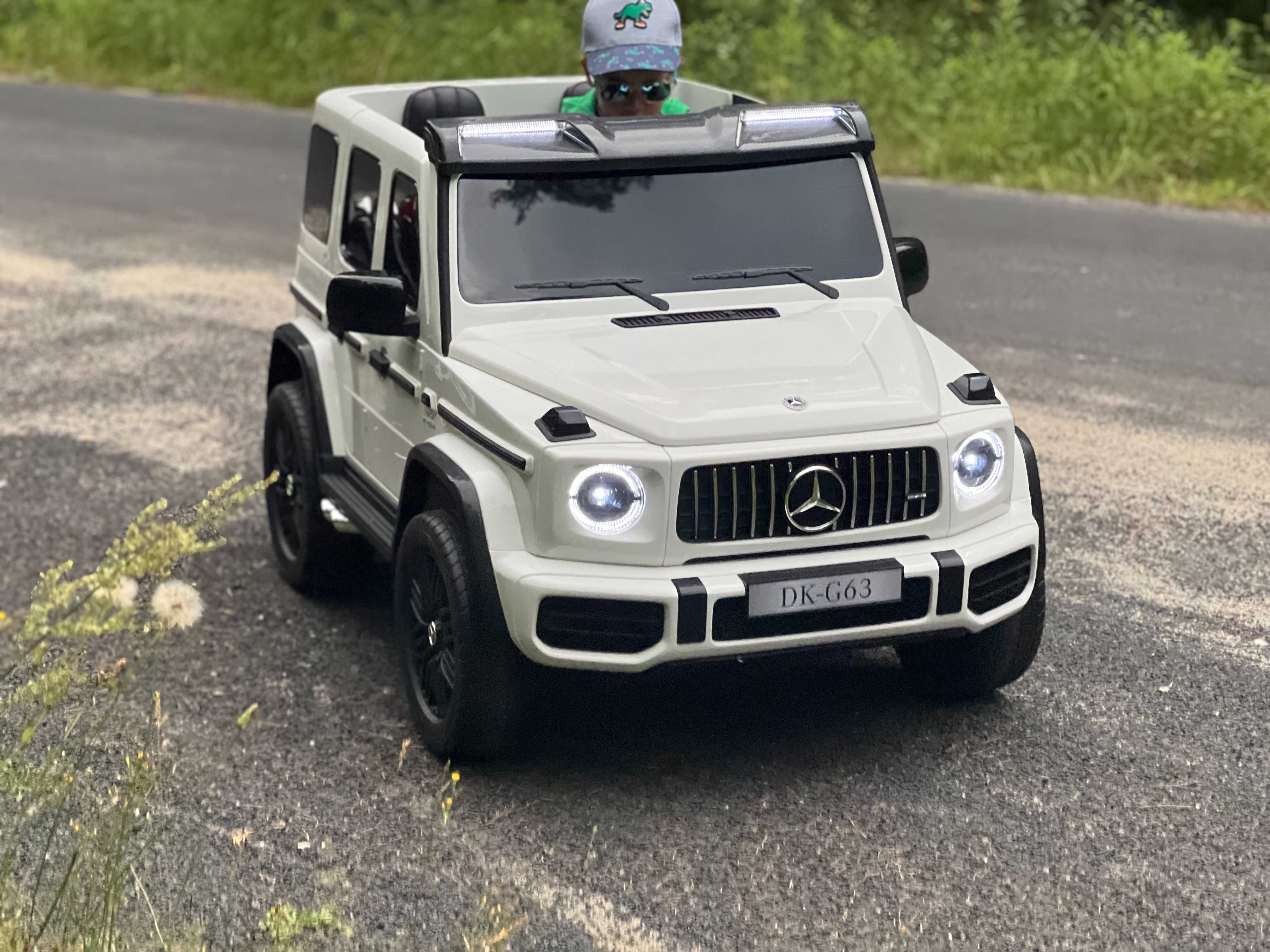 Wielki auto na akumulator MERCEDES G63 XXL 24V dla dzieci - 1,6m DŁ.