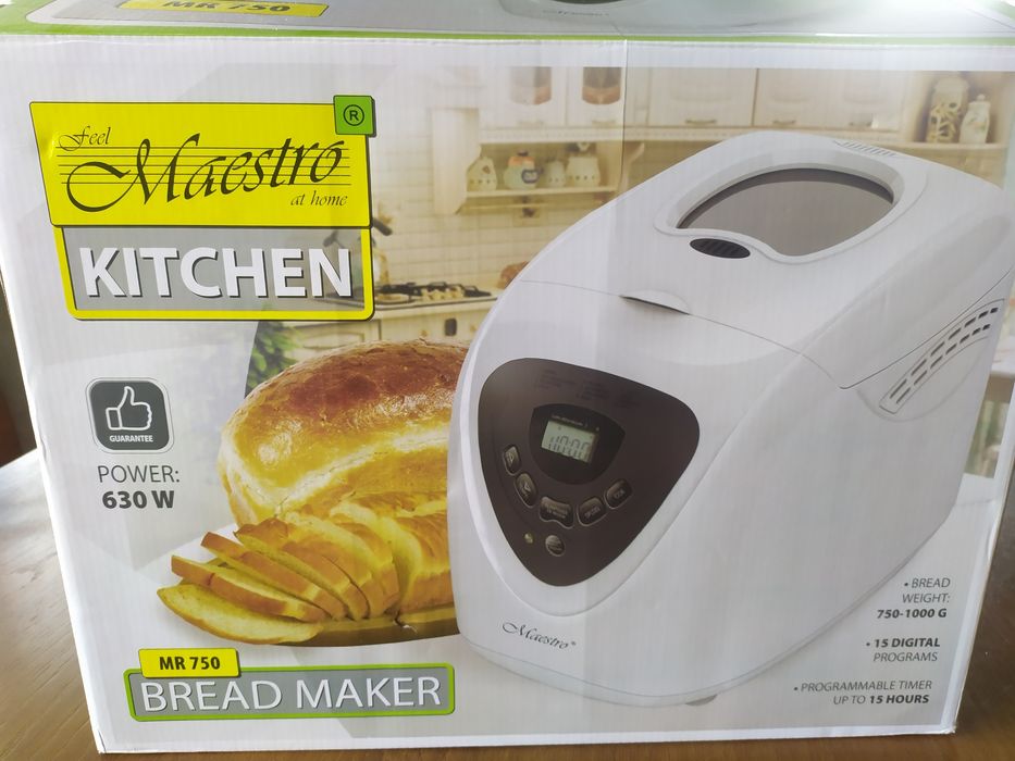 Wypiekacz do chleba MAESTRO MR750 biały 630 W