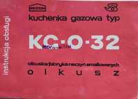 Instrukcja obsługi - kuchenka gazowa typ KG-O-32