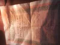 Bilety Carskiej rosjii o wartosci 100 rubli 1866r.