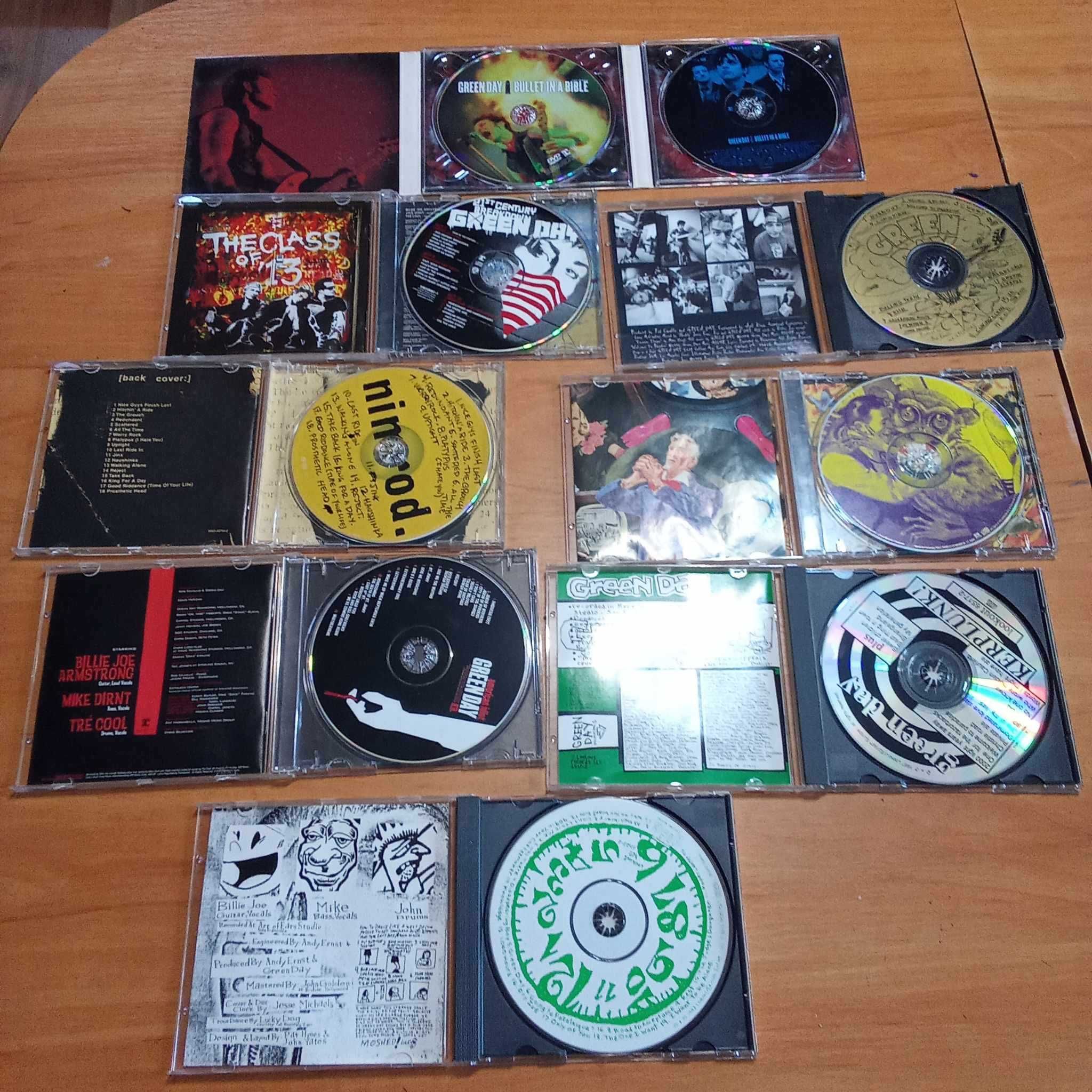 Green Day,  zestaw 8 albumów  CD