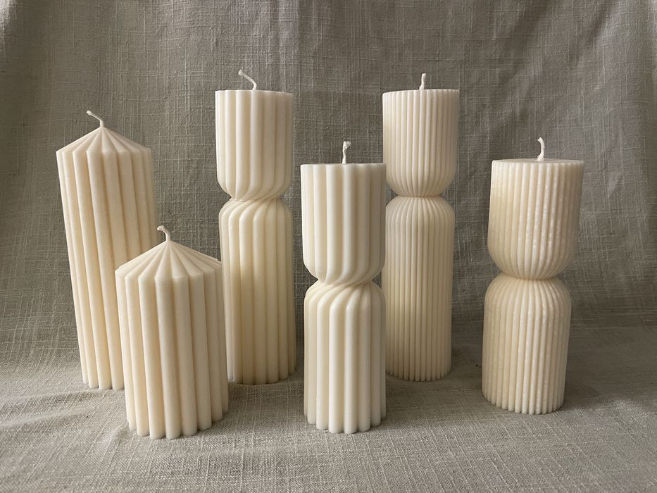 Świece sojowe wolnostojace