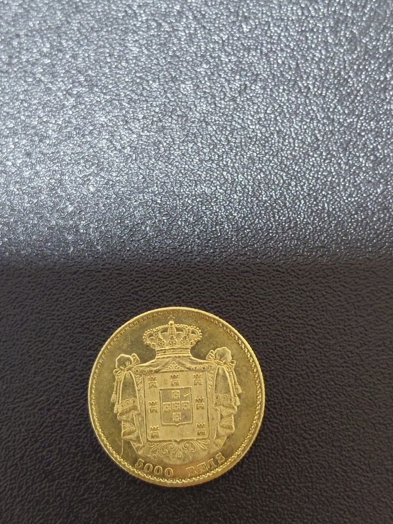 5.000 Réis D. Luís I  1868