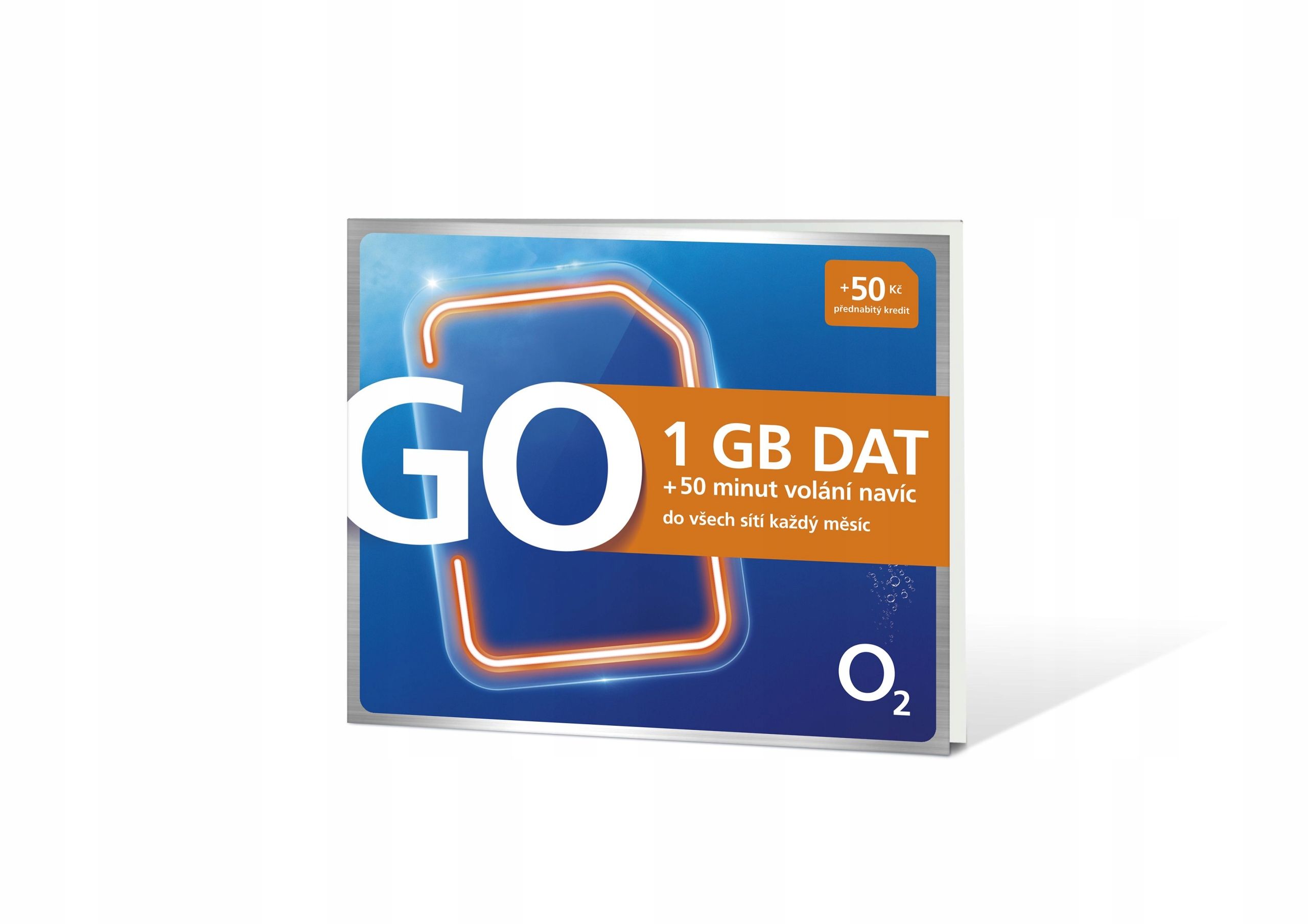O2 Czeska Karta SIM bez rejestracji 50Kč 1GB UE