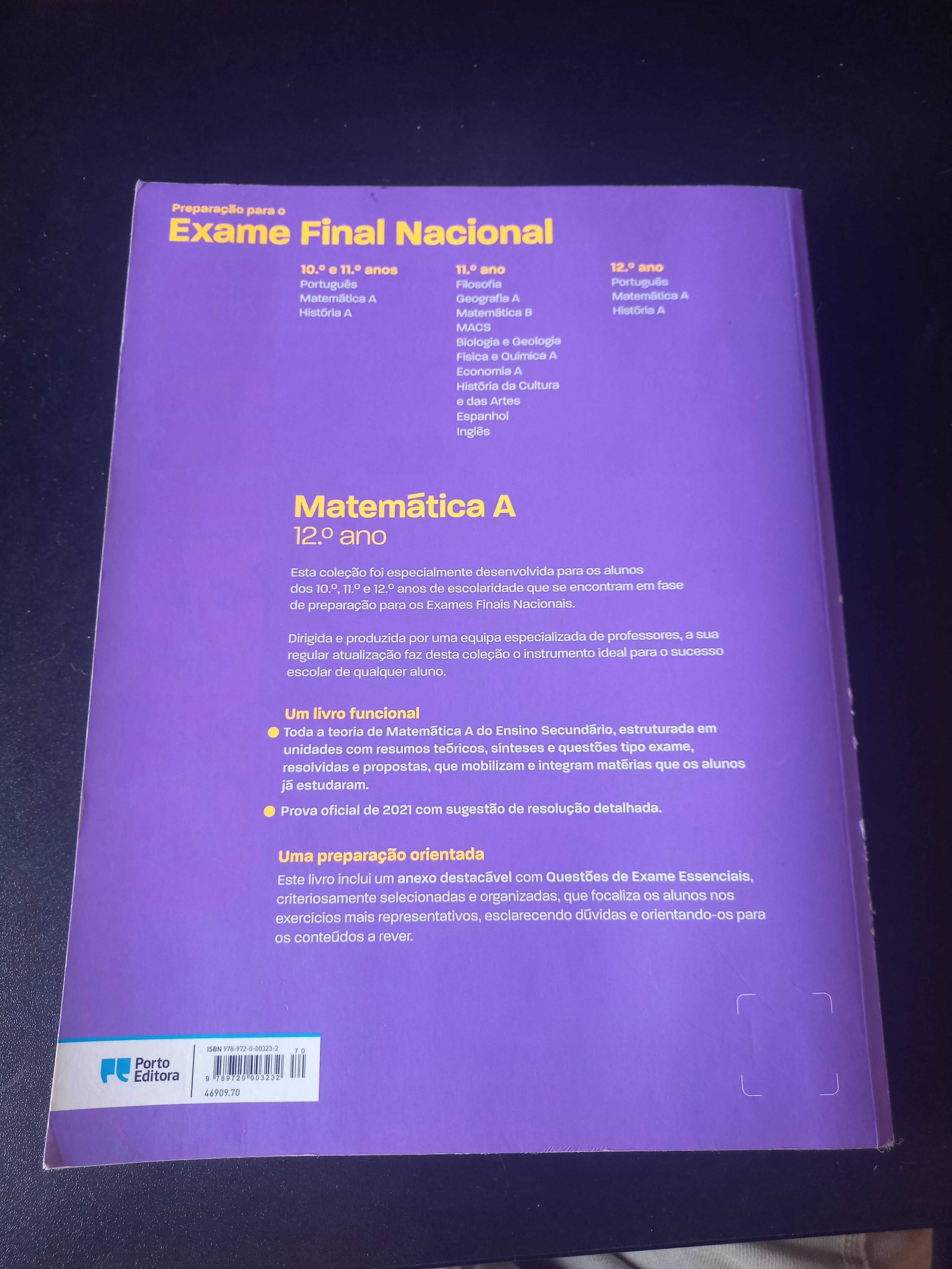 Livro de preparação para o exame Matemática A