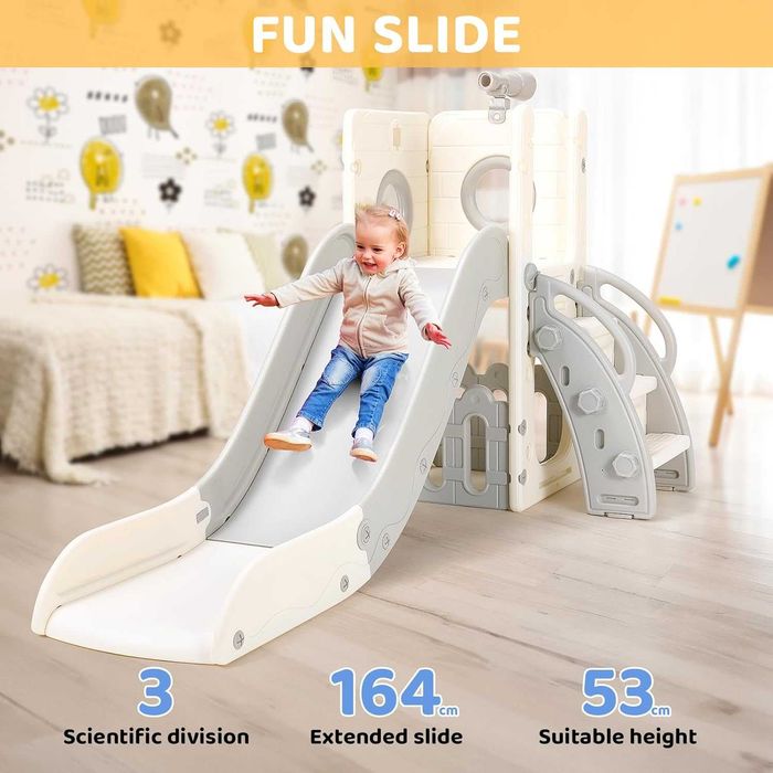 Nowa zjeżdżalnia / plac zabaw / huśtawka / 5w1 / dla dzieci / W60!