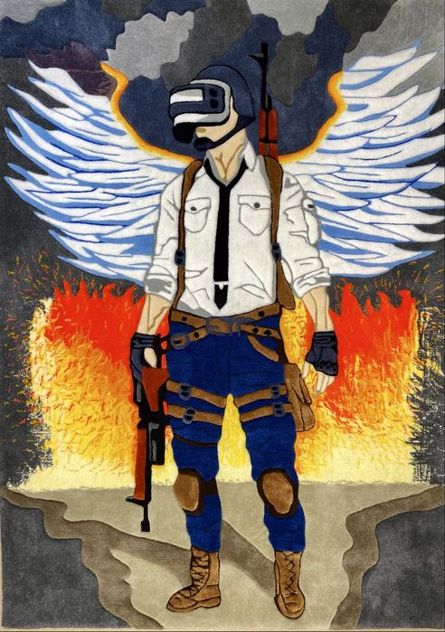 Килим ручної роботи “PUBG”