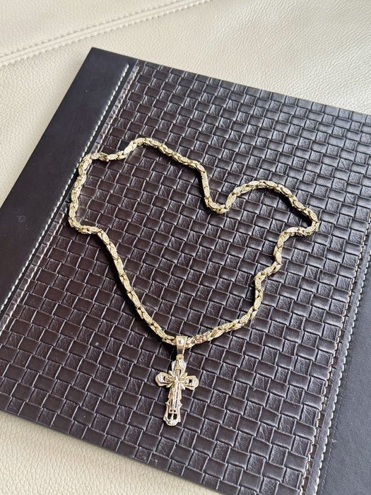 Zloty lancuszek 585  60 cm waga 49,2 g stan idealny