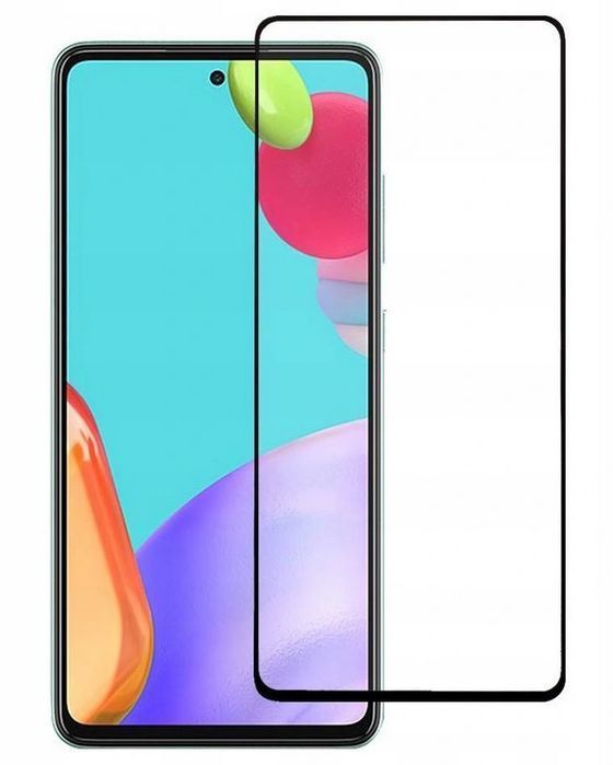 Szkło Hartowane 9H Samsung A52 / A52S Czarne 5D