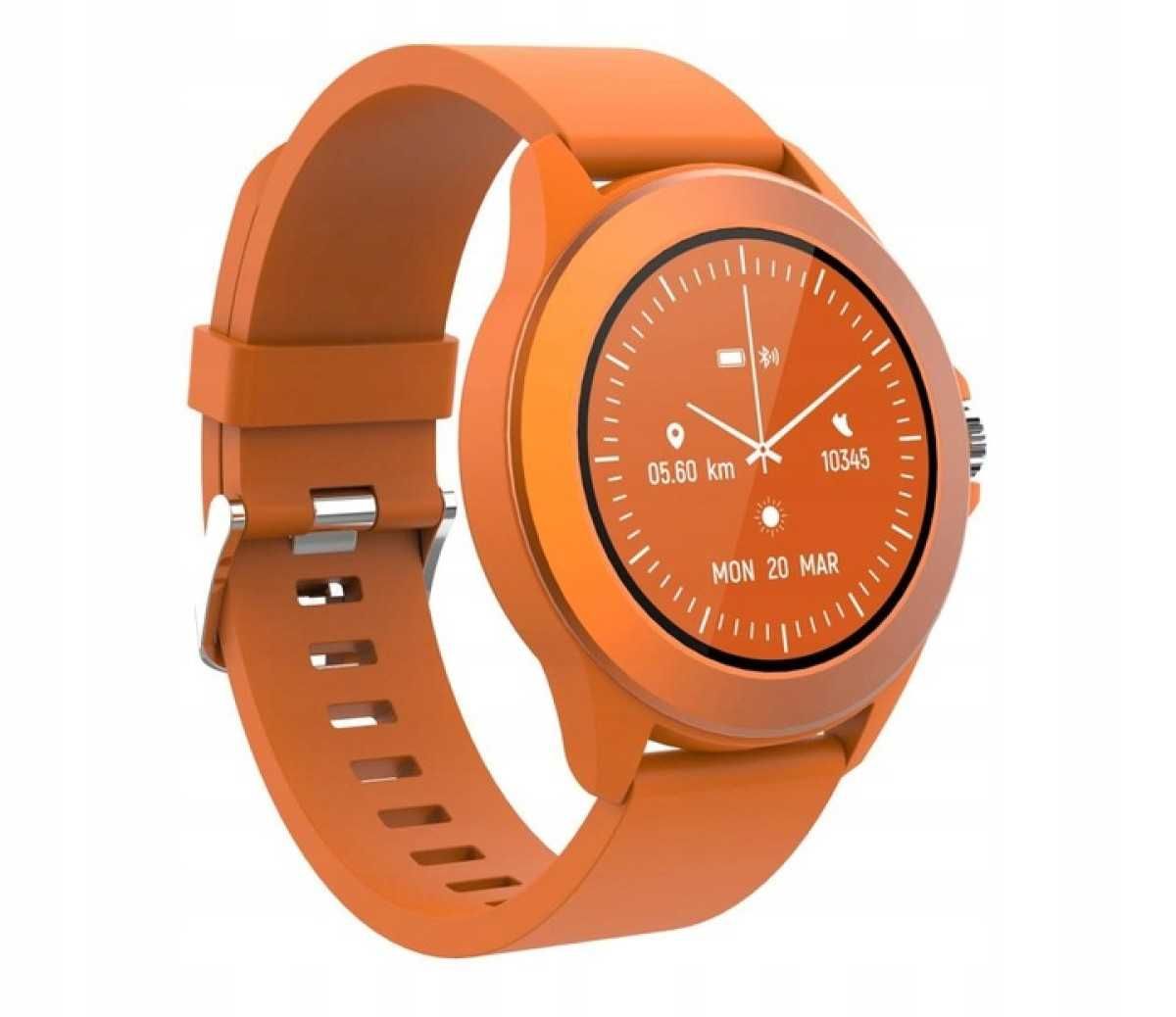 Smartwatch Forever Colorum CW-300 Pomarańczowy IPS