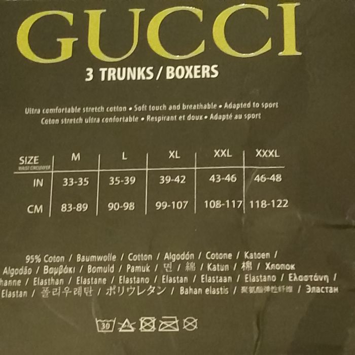 Bokserki męskie Gucci XXL