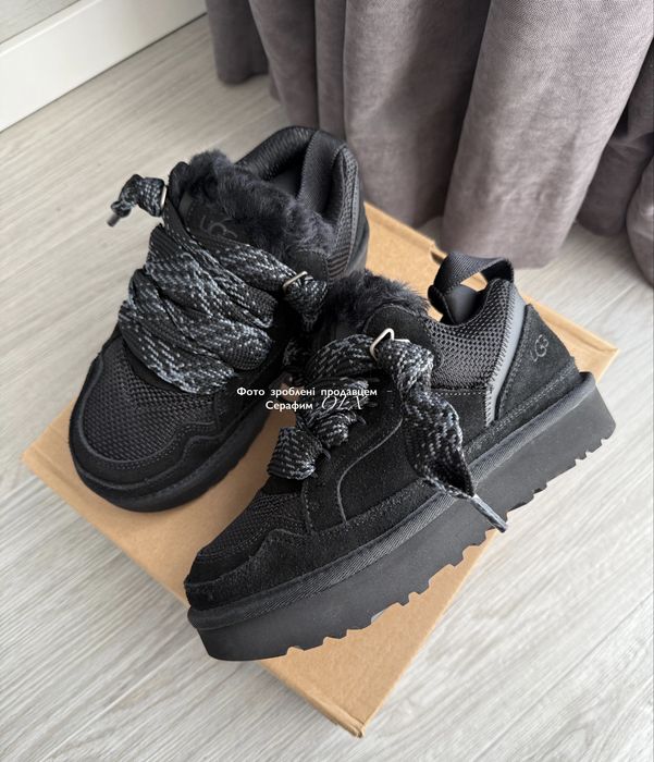 зимние кроссовки Avstralia UGG Lowmel Sneaker Platform black