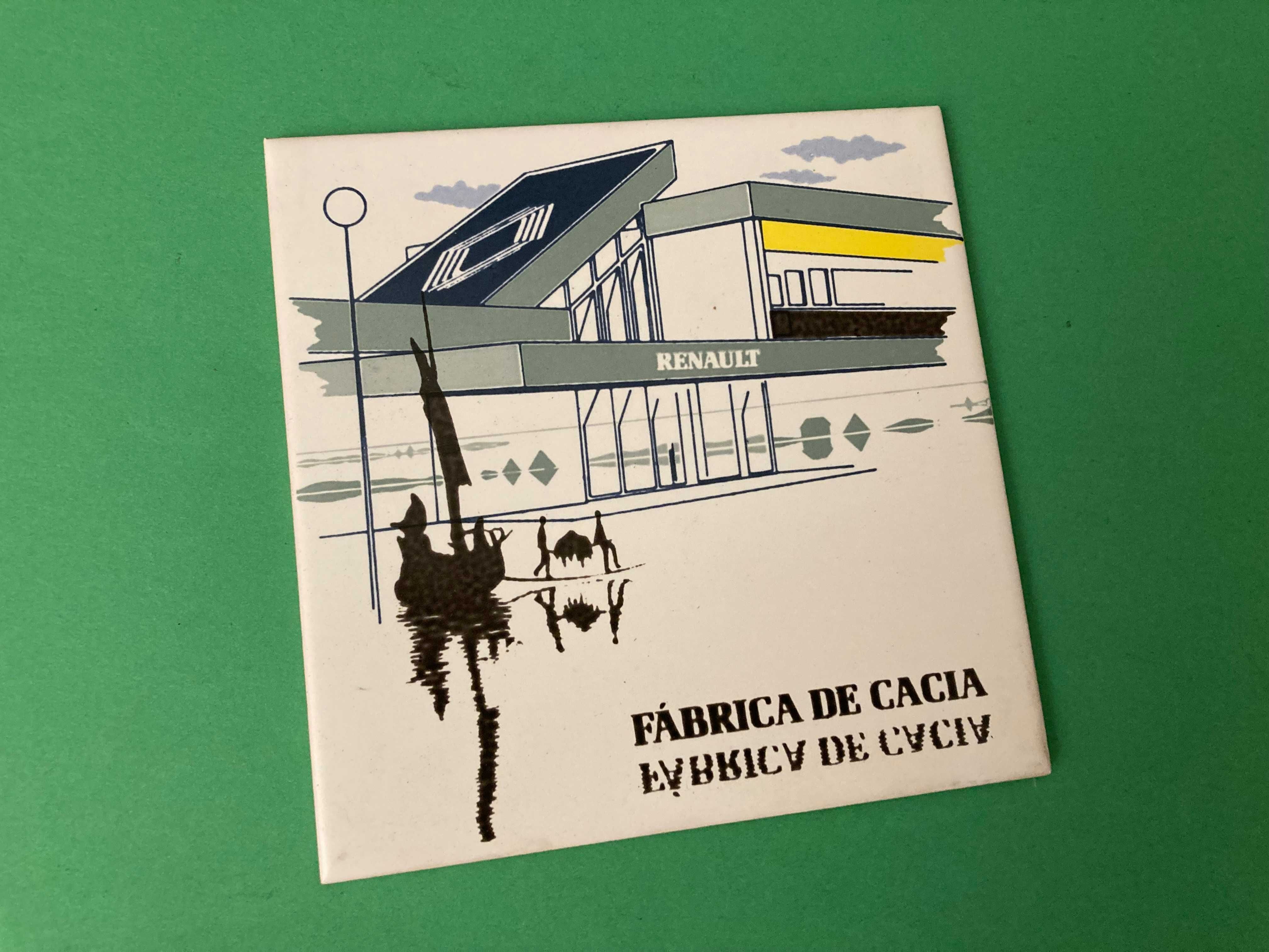 Raro Azulejo Fábrica Renault de Cacia Aleluia