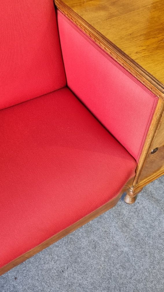 Sofa XIX w. Z litego drewna Dębowego. Made in Denmark