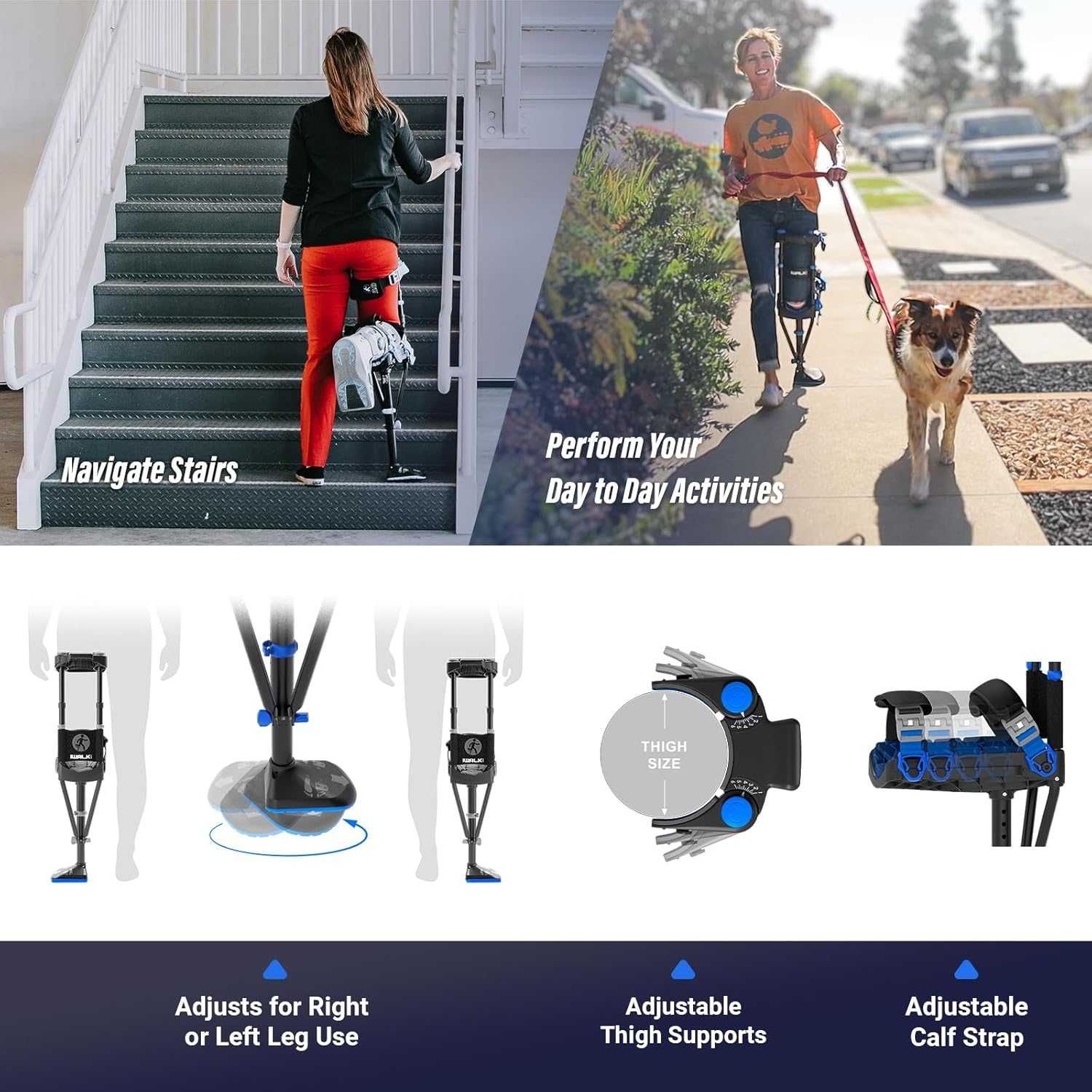 Милиця під коліно iWALK 3.0 Hands Free