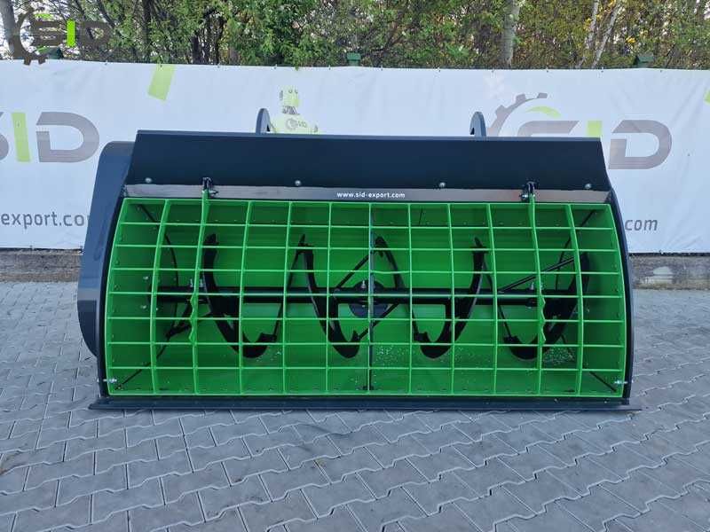 Mieszalnik do betonu Tornado, betoniarka łyżkowa 0,6 m3 1,5 m SID