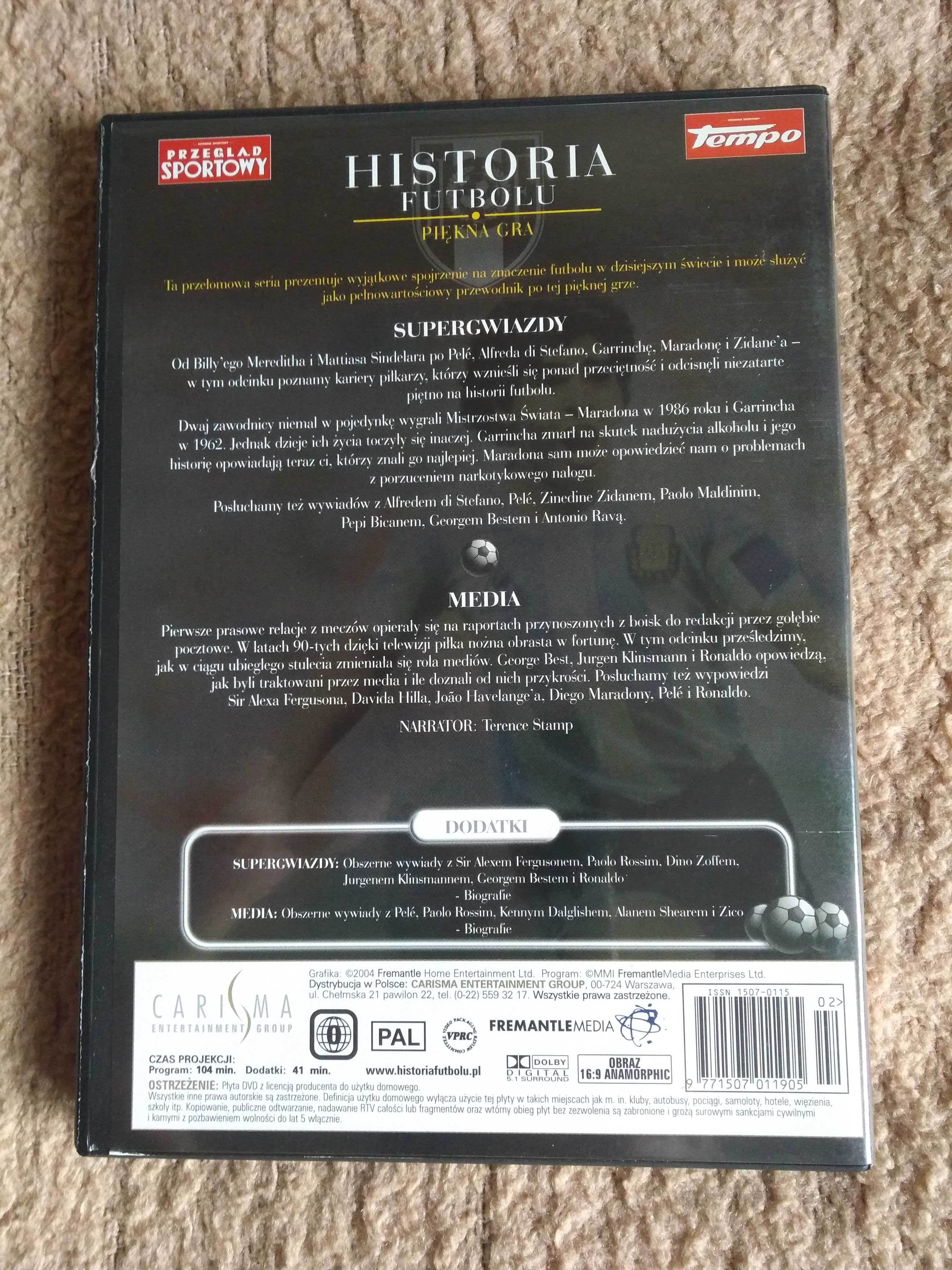 DVD - Gwiazdy futbolu - Maradona, Pele, Zidane, Maldini, Best i inni