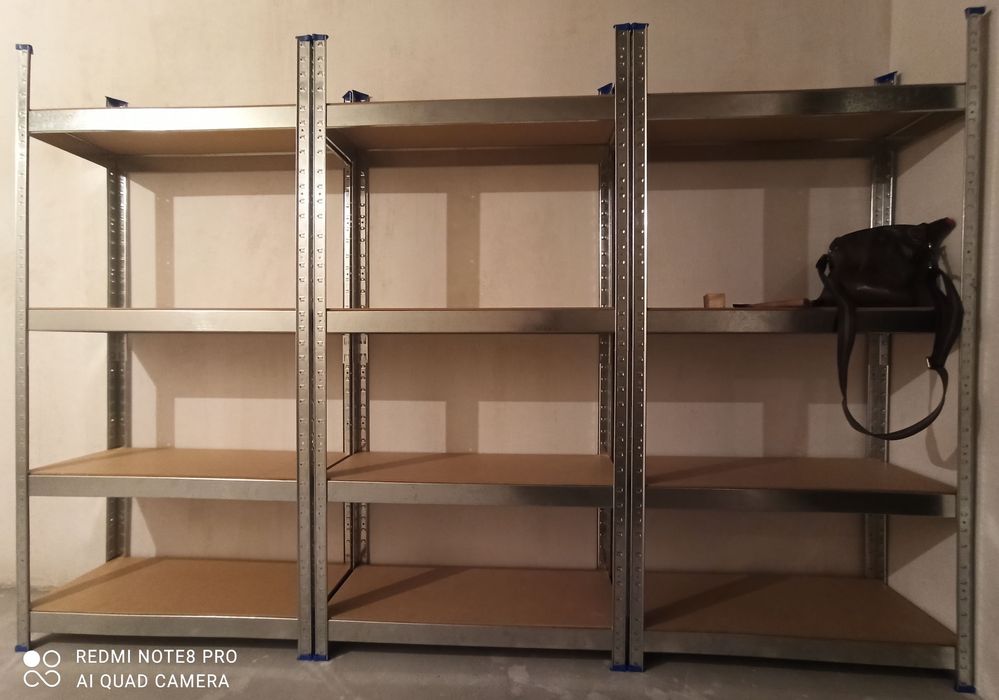 Стелаж полиці металеві оцинковані та фарбовані