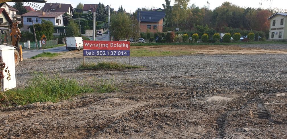 Działka Teren Plac 4000 m2 Przemysłowo Usługowa  Wieliczka ul Ochota