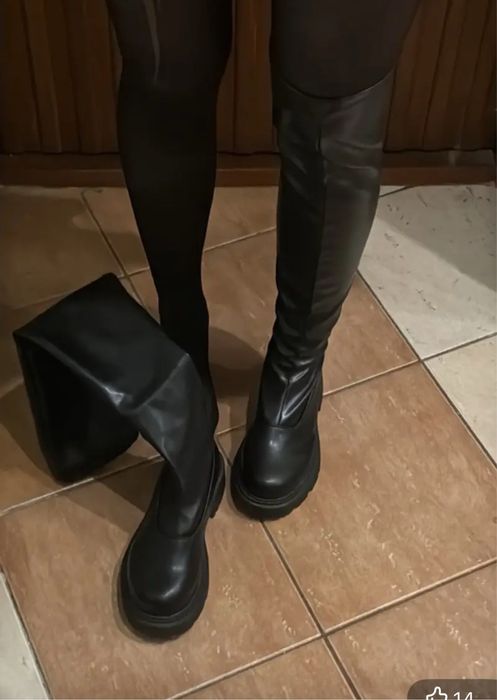 Ботфорти чорні чорні