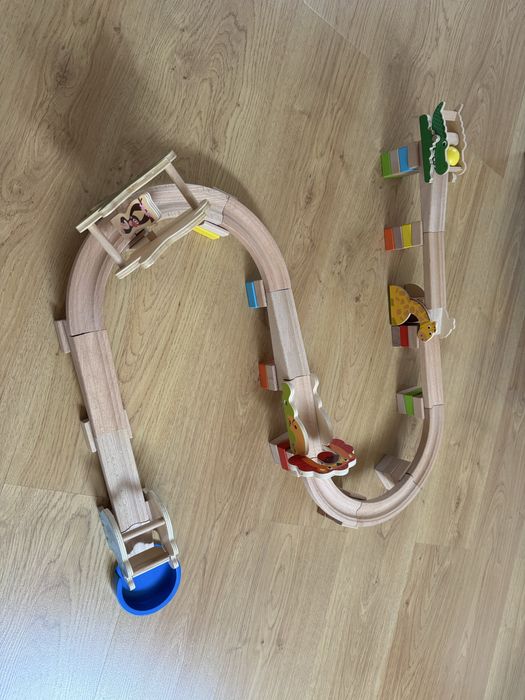 Pista madeira - Safari Marble Run