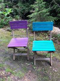 krzesło ogrodowe drewniane składane