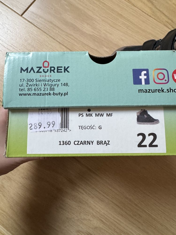 Buty trzewiki mazurek