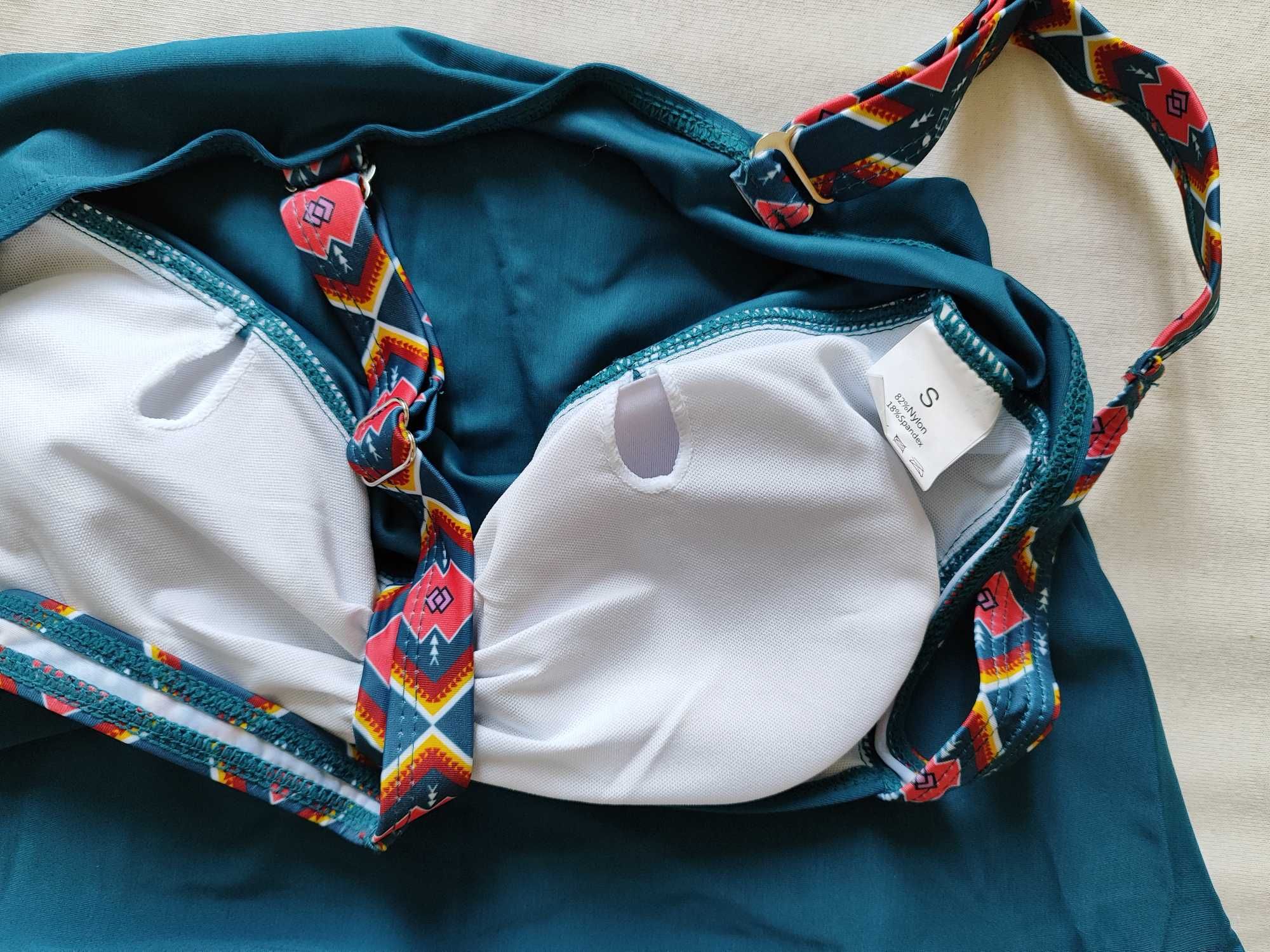 Strój kąpielowy tankini damski dwuczęściowy zestaw Irevial push up
