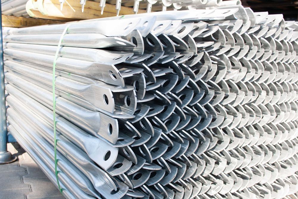 Gotowy zestaw rusztowanie P70 typu Plettac Pletak 93m2