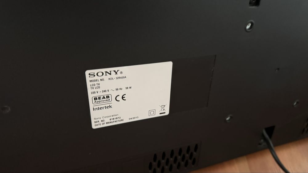Telewizor Monitor Wyświetlacz Sony KDL-32R420A Monitor LED 32 cale