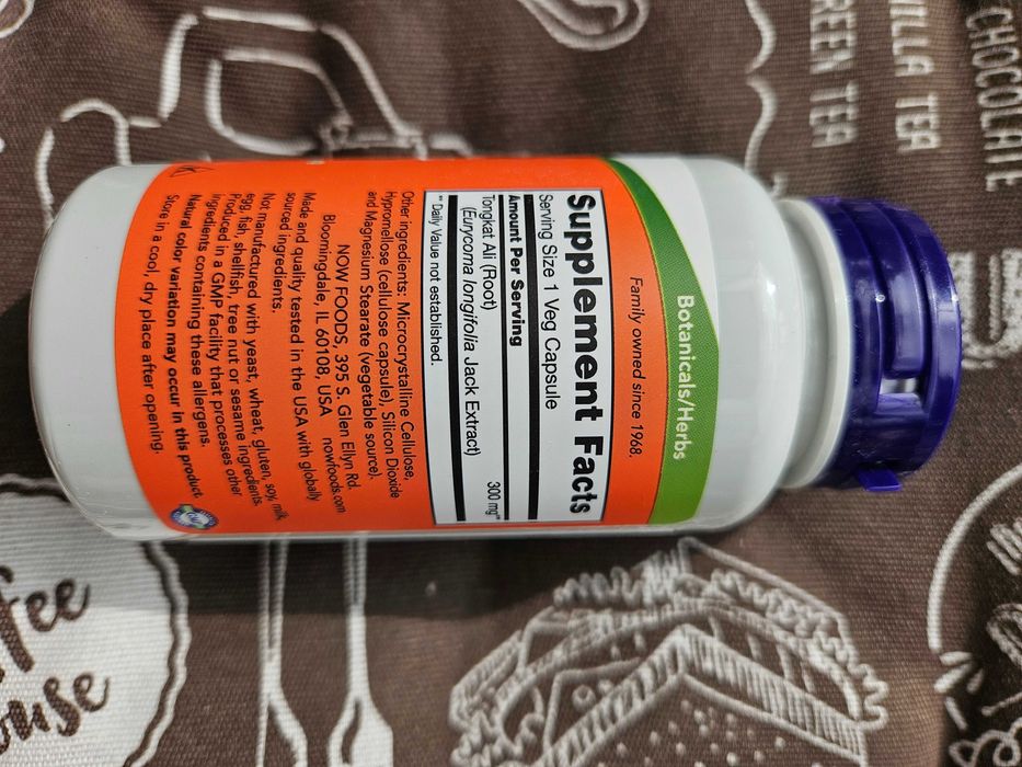 Now Foods TestoJack 100 200 300 бустер тестостерона 60 120 шт