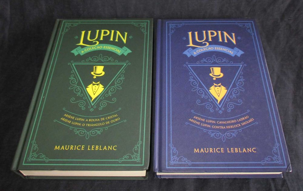 Livros Colecção Essencial Lupin Vol. I e II Maurice Leblanc